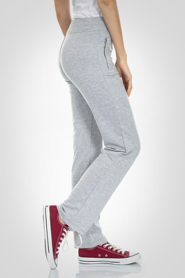 Plain gray trouser